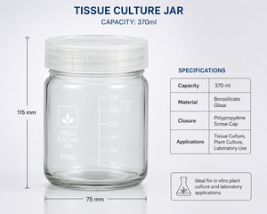 El Fabricante Suministra Botellas de Vidrio para Cultivo de Tejidos de 370 ml, Botellas para Cultivo de Plántulas de 250 ml, Botellas de Vidrio para Reactivos de Cultivo - Product Image 6