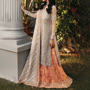 Elegante Lehenga Tradicional para Novia, Diseño Pakistaní, Venta al por Mayor, Ropa para Fiesta de Bodas, Colección Más Vendida, Nueva Llegada, Moda - Product Image 6