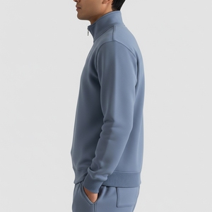 Sudadera con Cierre de Cremallera de Alta Calidad para Hombre, Estilo Casual, Manga Larga, Corte Moderno, Ropa de Invierno - Product Image 3