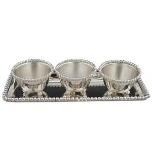 Superior Wedding Table Metal Dates Bowl Premium Presentation Dish for Anniversary Event - Product Image 4
