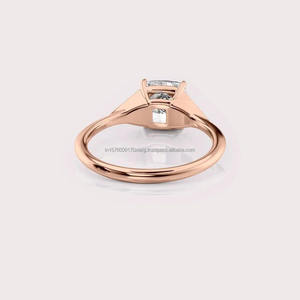 Anillo de compromiso de moissanita en oferta, joyería de lujo para mujeres y novias, accesorio de moda disponible con calidad y precio de exportación. - Product Image 6