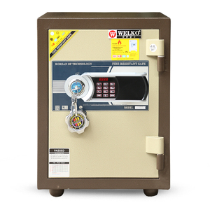 Caja Fuerte Diamond Safe KS125 2 Llaves Blanca - Product Image 1