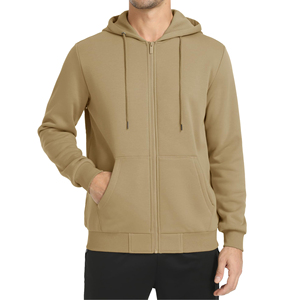 Sweat-shirts à capuche de qualité supérieure pour hommes, coupe classique, en molleton de coton, décontractés, avec poches avant, prix abordable, pour l'automne. - Product Image 1