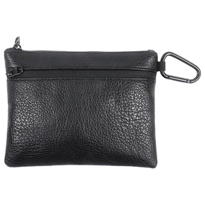 Pochette de golf en cuir véritable conçue pour les golfeurs professionnels, avec un grand espace de rangement et une fabrication haut de gamme, à vendre. - Product Image 1