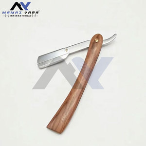 Afeitadora Manual de Alta Calidad para Hombre, de Acero Inoxidable, con Bloqueo Oscilante, Cuchilla Recta Plegable, para Barbería y Cuidado Personal, Clásica - Product Image 1