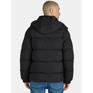 Manteaux d'hiver matelassés pour hommes avec logo personnalisé, coupe oversize, zippés, unis, de luxe, sportifs, imperméables, vente en gros - Product Image 4