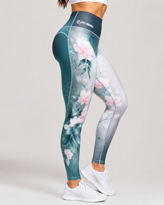 Leggings Fly Humble de Cintura Media, Largos hasta la Rodilla, Transpirables, de Algodón y Fibra de Bambú, Tejidos, con Estampado por Transferencia de Calor, Casuales de Verano para Mujer - Product Image 3