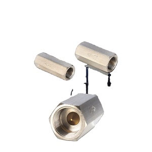 Vanne de retenue pneumatique hexagonale en laiton série CV, filetage 2 pouces, à passage plein, structure d'arrêt unidirectionnelle, joint EPDM, OEM ODM - Product Image 3