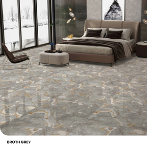 Carrelage en porcelaine brillant effet miroir design 600x1200mm 60x120cm 24x48 pouces Grand format Surface intérieure haut de gamme - Product Image 1