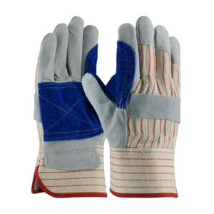 Gants de sécurité industriels en cuir de vachette canadien de qualité supérieure, double paume, pour soudeurs, protection des mains et des épaules - Product Image 3