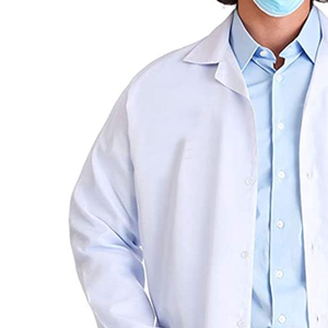 Blouse de laboratoire blanche en coton pour homme, manches longues, uniforme d'hôpital, tenue de travail professionnelle pour médecins et scientifiques - Product Image 6