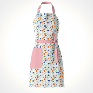 Multipurpose Cotton Cooking <b>Apron</b> with Adjustable Neck Strap, Kitchen <b>Chef</b> <b>Apron</b> with Pockets - Product Image 3