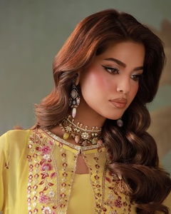 WS International 623 Camisa Corta de Color Increíble con Pantalón para Mujer, Material Viscosa, para Fiestas y Bodas - Product Image 3