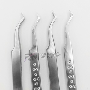 RMI High Quality Product Stainless Steel Fiber Tip <b>Boot</b> Volume Eyelash Tweezers for Eyelash Extension - Product Image 2