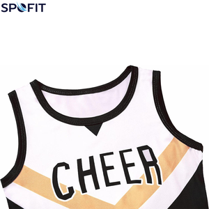 Ensembles d'uniformes de cheerleading pour femmes de qualité supérieure, personnalisés, écologiques, légers, 100 % polyester, pour usage extérieur, très demandés - Product Image 2