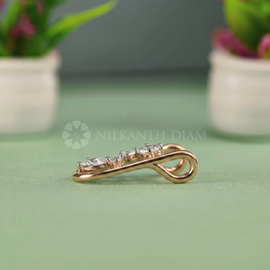 Nuevo Diseño de Colgante de Diamante Redondo y Ovalado Creado en Laboratorio en Oro Sólido de 10K, 14K y 18K, Joyería Fina para Mujer - Product Image 2
