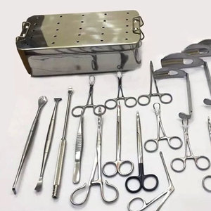 Kit d'instruments d'adénoïdectomie et de tonsillectomie Azicon de 25 pièces, avec écarteur buccal, tube d'aspiration, forceps et étui de stérilisation - Product Image 3