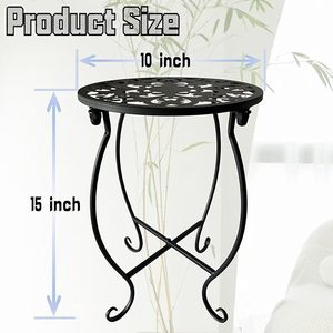 Soporte de hierro multifuncional para macetas de fabricante OEM, se puede utilizar para almacenamiento, decoración y exhibición de plantas en hogares y oficinas. - Product Image 2