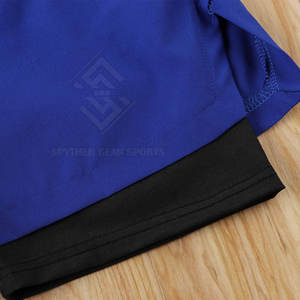 New Style Custom Made Men's Solid Casual <b>Mid</b> Waist Breathable Eco-Friendly Fleece Shorts Customized Color & Logo Made Pakistan - Product Image 6