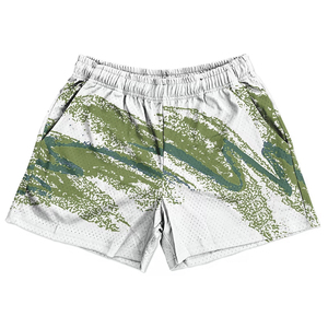 OEM Custom Men’s Gym Shorts Mesh Basketball Shorts <b>Elastic</b> Waist Lightweight Fitness Training Shorts Summer Activewear With Logo - Product Image 1