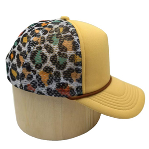 Best Custom Tiger Camo Trucker <b>Hat</b> Mesh Breathable Patch Cap Full Color Print Bulk Ready Ship Outdoor Hip Hop <b>Summer</b> Fashion - Product Image 4