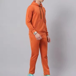 Survêtements d'hiver à manches longues pour hommes en gros, avec logo personnalisé, nouveau motif uni, en polaire, écologiques - Product Image 3