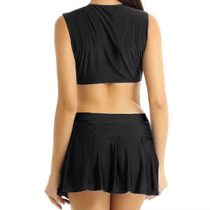 Uniformes de Animadoras para Mujer al Por Mayor, Conjuntos de Disfraces 100% Poliéster, Personalizables, de Alta Calidad, Cómodos, Servicio OEM - Product Image 4