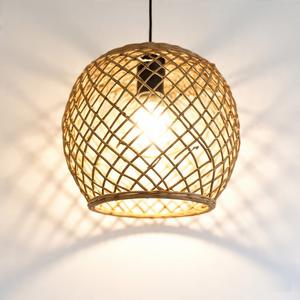 Lampes suspendues vintage au design personnalisé, luminaire suspendu en rotin pour la maison, le magasin, le café, le restaurant - Product Image 1