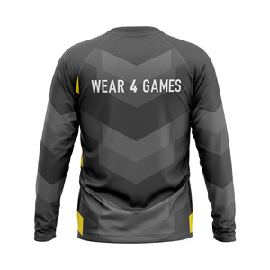 T-shirts de sport légers pour hommes, col rond, respirants, séchage rapide, compression, entraînement, jersey décontracté imprimé, coupe ajustée - Product Image 3