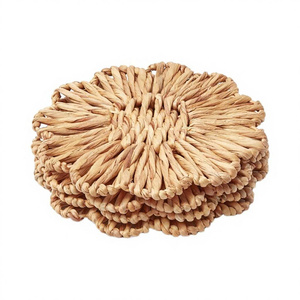 Water Hyacinth Bohemian Flower Handmade Eco-Friendly Woven <b>Placemat</b> Made in Vietnam <b>Table</b> Decoration Wholesale - Product Image 1