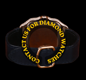 Montre Homme de Luxe avec Cadran Carré Moissanite Semi-Sertie, Chiffres Romains Noirs et Bracelet en Cuir Noir – Qualité Supérieure - Product Image 5