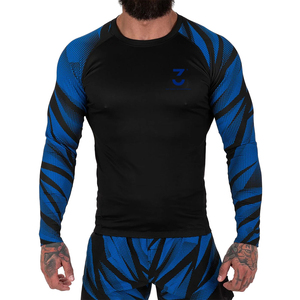 Professional Quick Dry <b>Men</b> Rash Guards Long Sleeve Breathable <b>Compression</b> <b>Shirt</b> For Training And Gym Wholesale - Product Image 1