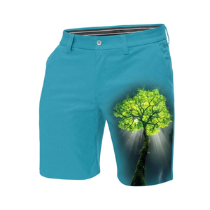 Pantalones Cortos de Golf para Hombre de Primera Calidad, Diseño Deportivo 2026, Color Sólido Personalizado, Transpirables, de Secado Rápido, 100% Poliéster - Product Image 4