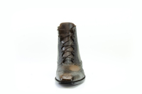 Herren-Brogue-Stiefeletten aus echtem Leder mit Krokodilprägung und Schnürung, Wingtip-Schuhe, luxuriöse klassische Herren-Lederschuhe für formelle Anlässe