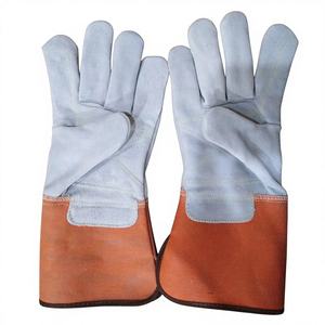 Gants de travail en cuir de vachette pleine fleur ISONZ, prix usine, gants de rigger, gants canadiens, gants de jardinage, manchette droite, antidérapants - Product Image 1