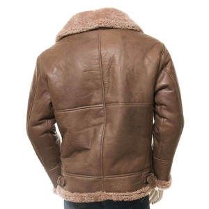 Premium <b>Men</b> Sheep Skin Leather <b>Jacket</b> <b>Warm</b> Soft Genuine Leather Stylish Slim Fit Casual Winter Outerwear - Product Image 2