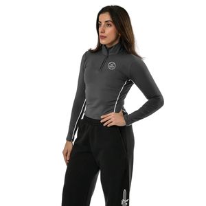 <b>Women</b> Airflow <b>Jacket</b> in Grey Color Lightweight Breathable Full Zip <b>Jacket</b> Wind Resistant Activewear Sports Running <b>Jacket</b> - Product Image 3