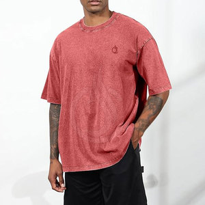 Camiseta Extra Grande Premium con Lavado Ácido, 100% Algodón Tejido, Transpirable, de Secado Rápido, Ligera, Corte Holgado, Elegante para un Estilo Casual - Product Image 4