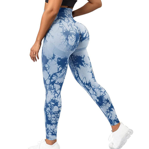 Pantalones Cortos Deportivos de Yoga para Mujer, Estilo Europeo y Americano, Ajustados, Moldeadores, de Cintura Alta, al Por Mayor - Product Image 2