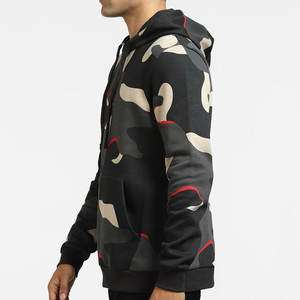 Sweat à capuche de chasse d'hiver personnalisé professionnel pour homme, 100 % coton, service OEM, performance extérieure, poche kangourou - Product Image 2