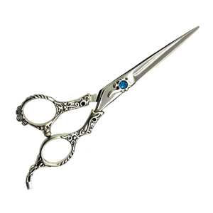 Ciseaux de barbier élégants, ciseaux professionnels pour la coiffure, ciseaux de précision en acier inoxydable de haute qualité pour usage en salon - Product Image 4