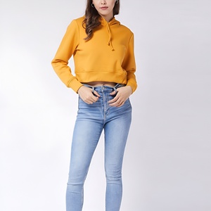 Sudadera Corta con Capucha para Mujer, Modelo 2026, Precio al por Mayor, Artículo Nuevo, Directo de Fábrica, Talla y Diseño Personalizados, Logotipo Bordado - Product Image 5
