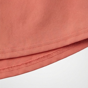 Jupe courte élastique à taille élastique pour femmes, style décontracté, couleur unie, tissu tissé 100% polyester, à porter en toutes saisons - Product Image 6