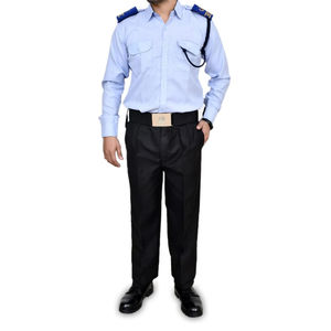 Uniforme de seguridad de invierno de talla personalizada para hombre, poliéster/algodón, uniforme de guardia de manga larga para exteriores, uniforme de guardia de seguridad a prueba de vandalismo - Product Image 6