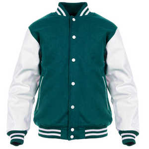 Chaqueta Deportiva de Alta Calidad para Hombre, Chaqueta de Béisbol Informal Personalizada, Chaqueta Bomber Bordada, Chaqueta Varsity Lisa - Product Image 1