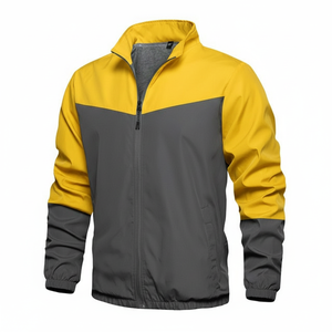 Blouson Bomber Homme en Toile Enduite Personnalisable – Service OEM, Vente en Gros, Design Sur Mesure, Coupe-Vent Léger Décontracté - Product Image 5