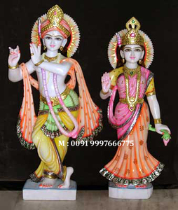 Estatua de mármol Makan Chor Krishna Ji - Product Image 5