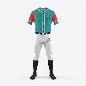 Uniformes de Béisbol Juveniles Sublimados con Pantalones, Tela para Camisetas de Béisbol, Servicio de Diseño Gratuito, Uniformes de Béisbol Personalizados - Product Image 5