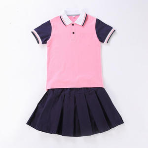 Vêtements d'école respirants pour garçons et filles, uniformes préscolaires en gros avec broderie personnalisée, service OEM ODM - Product Image 1
