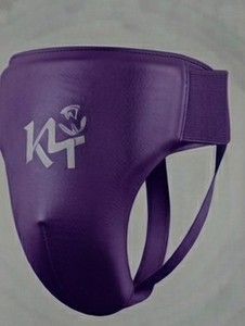 Ceinture de soutien inguinal profilée en néoprène violet pour homme KLTW, respirante, avec logo thermocollé, protection sportive pour la boxe, haute élasticité - Product Image 6